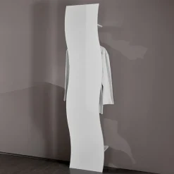 Appendiabiti da ingresso 40x186h cm moderno bianco lucido Sea Gihome®