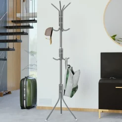 Appendiabiti da terra 35xh175 cm design moderno grigio Elena