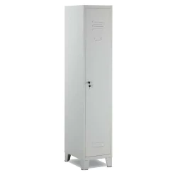 Armadio in metallo 1 anta  36x180cm grigio Fabric