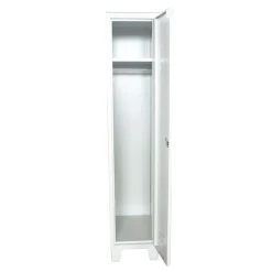 Armadio in metallo 1 anta  36x180cm grigio Fabric