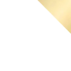 Armadio 150x215h cm 3 ante 1 specchio moderno bianco oro Glammy 3