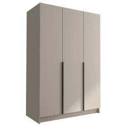 Armadio 150x215h cm 3 ante moderno beige nero Glammy 3