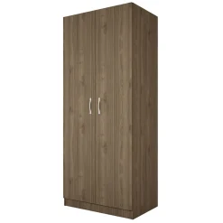 Armadio 80x191h cm 2 ante moderno noce Ilario
