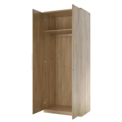 Armadio 81x199h cm 2 ante moderno rovere Dogliani