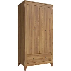 Armadio 102x202h cm 2 ante rovere scuro Lucca