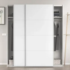 Armadio 150X200h cm 2 ante scorrevoli bianco opaco Taylor
