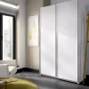 Armadio 120x204h cm due ante scorrevoli bianco Daniel