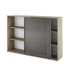 Arredo ufficio completo moderno rovere antracite lucido Time 1