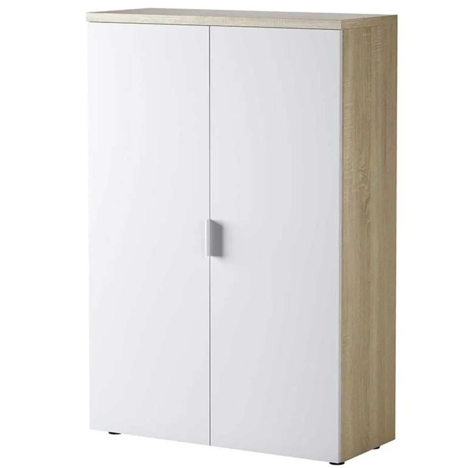 Arredo ufficio completo moderno bianco opaco rovere natura Work 1