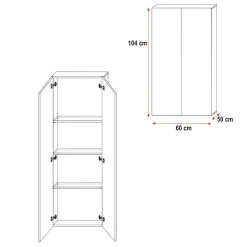 Cameretta bambini completa 2 letti singoli bianco nero Diego Gihome®
