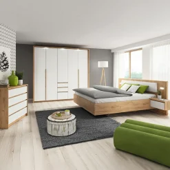Cassettiera 93x90h cm 4 cassetti bianco rovere Sweet