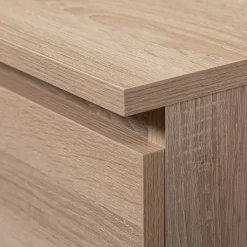 Cassettiera 140x120h cm moderna 10 cassetti rovere Living