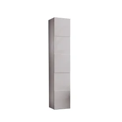 Colonna 1 anta 25x138h cm  per bagno bianco lucido Toronto