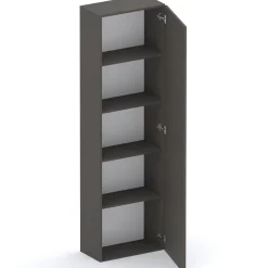 Colonna a terra 55x186h cm 1 anta reversibile ossido nero Sunset
