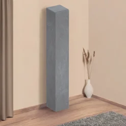 Colonna a terra 28x186h cm 1 anta reversibile multiuso antracite Sunset