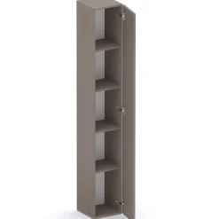 Colonna a terra 28x186h cm 1 anta reversibile multiuso marrone bronzo Sunset