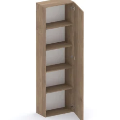 Colonna a terra 55x186h cm 1 anta reversibile rovere scuro Sunset