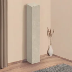 Colonna a terra 28x186h cm 1 anta reversibile multiuso tortora Sunset