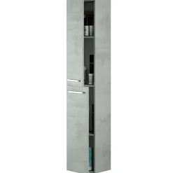 Colonna bagno sospesa 30x150h cm cemento Oscar
