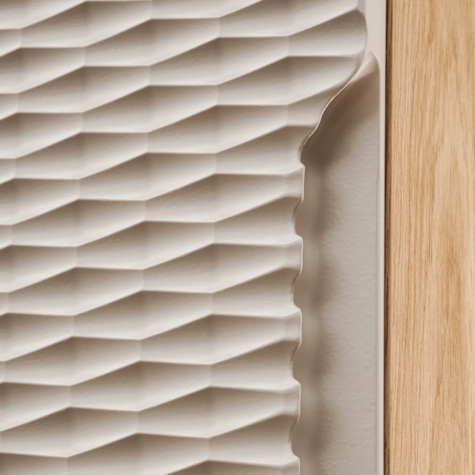 Colonna bagno sospesa 35x170h cm 2 ante beige rovere Swim