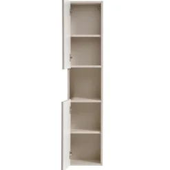 Colonna bagno sospesa 30x140h cm 1 anta beige cashmere Neutry