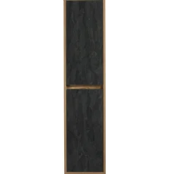 Colonna bagno sospesa 40x170h cm 2 ante rovere antracite Stony