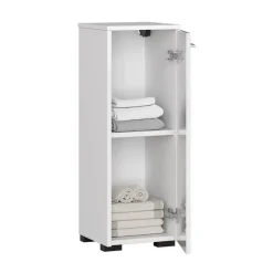 Colonna bagno 30x85h cm bassa 1 anta bianco lucido Woters