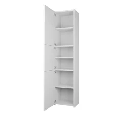 Colonna bagno 40x170h cm con ante moderna bianco Ramona