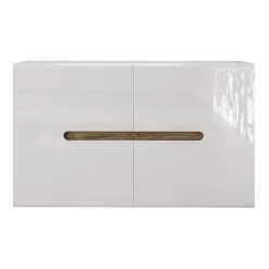 Comò 120x79h cm 2 ante bianco lucido Biancastagno