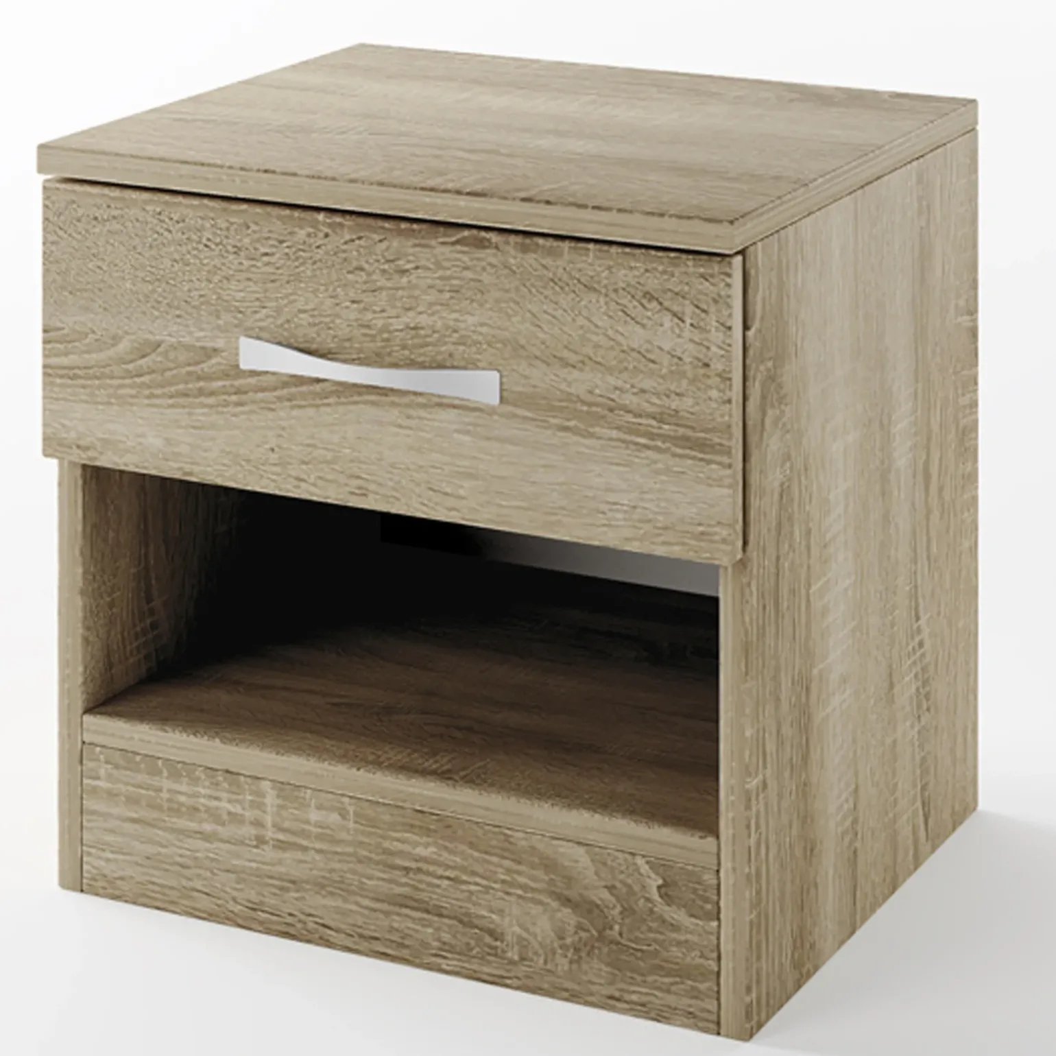 Comodino 40x41h cm 1 cassetto rovere sonoma Selvaggia Gihome®