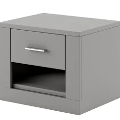 Comodino 50x40h cm 1 cassetto grigio grafite Ombra