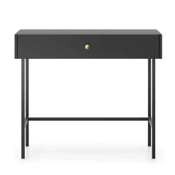 Consolle ingresso 93x79cm 1 cassetto nero Eterna