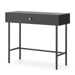 Consolle 93x79cm per ingresso nero oro Margot