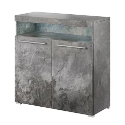 Credenza alta 91x92h cm 2 ante moderna ossido Frisk