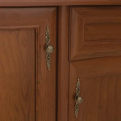 Credenza 153x90h cm 3 ante 1 cassetto arte povera noce Toscana