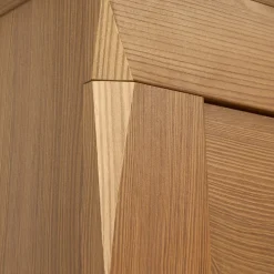 Credenza 156x98h cm 3 cassetti 3 ante rovere scuro Lucca