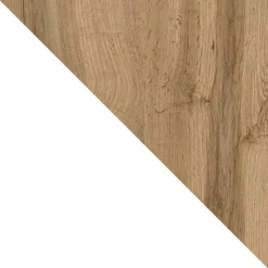 Credenza 120x100h cm moderna design rovere bianco Modesta
