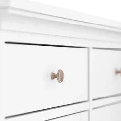 Credenza 143x92h cm shabby bianco opaco Avignon Gihome®