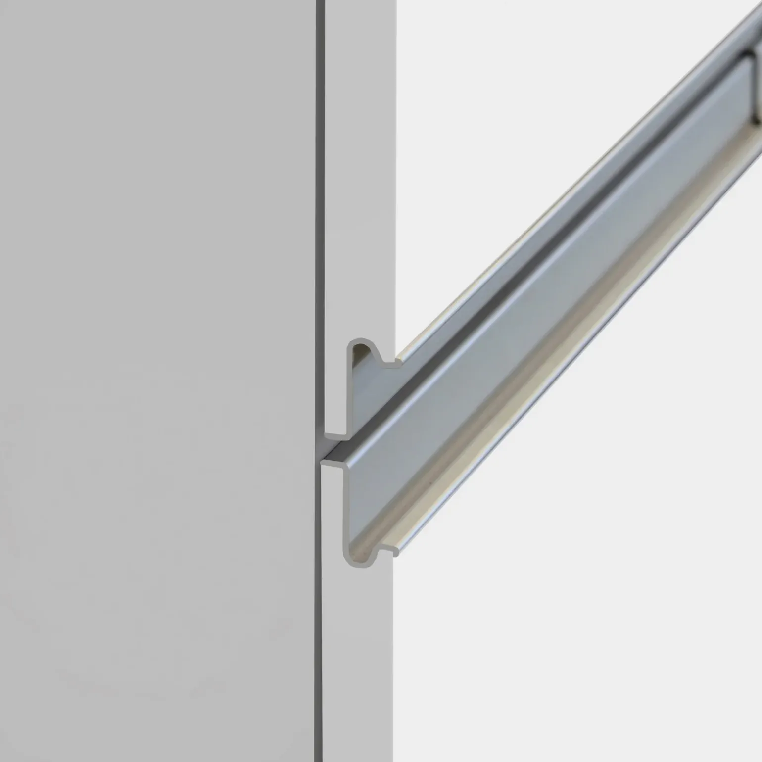Dispensa cucina 60x165h cm 4 ripiani bianco grigio pietra Gourmet