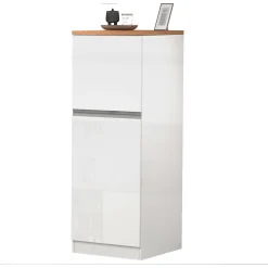 Dispensa cucina 60x165h cm 4 ripiani bianco rovere Gourmet