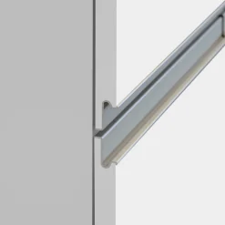 Dispensa cucina 30x165h cm scorrevole bianco grigio pietra Gourmet