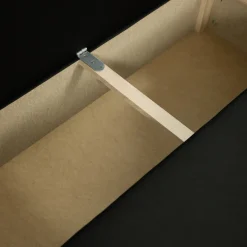 Divano letto 3 posti moderno 238cm nero écru Flow