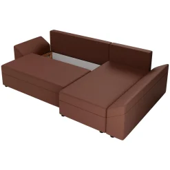 Divano letto 3 posti 240x145cm matrimoniale angolare rosa Appia
