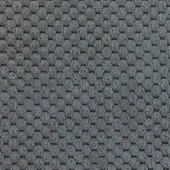 Divano letto angolare 3 posti 244x165cm tessuto grigio scuro Lollypop