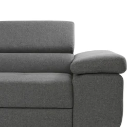Divano letto angolare destra imbottito 274x203cm grigio Bormio