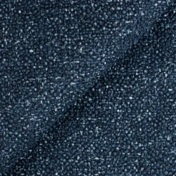 Divano letto angolare sinistra 3 posti 260x180cm tessuto bouclè blu Repose