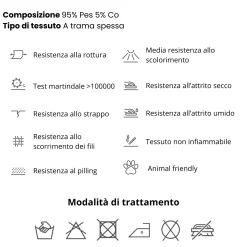 Divano letto angolare sinistra 3 posti 270x167cm tessuto arancio Cloudify