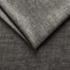 Divano letto regolabile angolare destra 5 posti 280x214cm tessuto grigio Snuggity