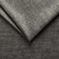 Divano letto regolabile angolare sinistra 5 posti 280x214cm tessuto grigio Snuggity