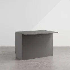 Isola cucina centrale 125x90cm antracite piano grigio pietra Gourmet